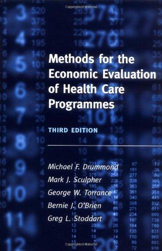 Foto Methods for the Economic Evaluation of Health Care Programmes