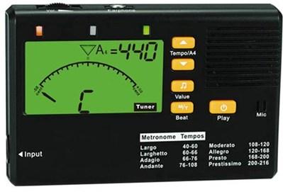 Foto metronomo afinador pinza amc-5