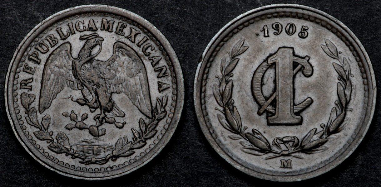 Foto Mexico 1 Centavo 1905 M