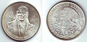 Foto Mexico 100 Pesos 1978