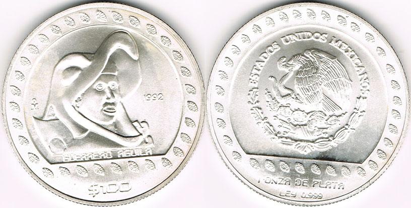 Foto Mexico 100 Pesos 1992