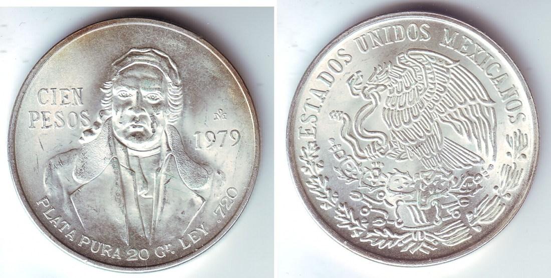 Foto Mexiko 100 Pesos 1979