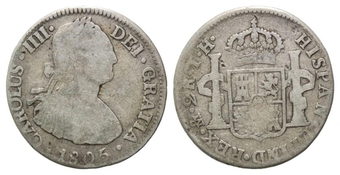 Foto Mexiko, 2 Reales 1805 Th,