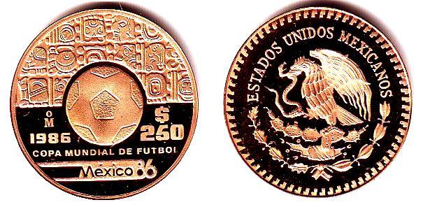 Foto Mexiko 250 Pesos 1986