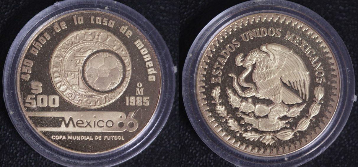 Foto Mexiko 500 Pesos 1985