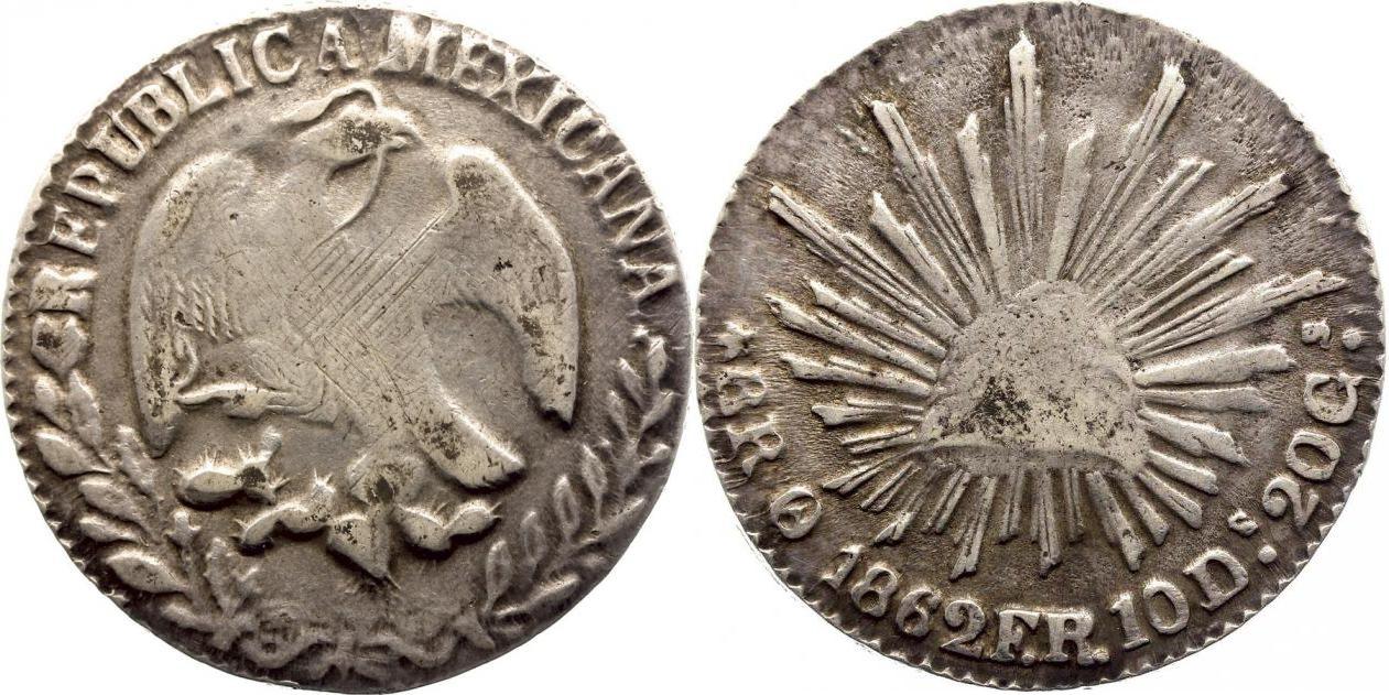 Foto Mexiko 8 Reales 1862