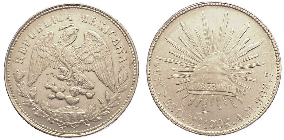 Foto Mexiko Peso 1904