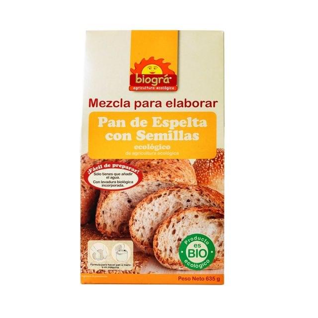 Foto Mezcla para elaborar pan de espelta y semillas 635 gr sorribas biogra