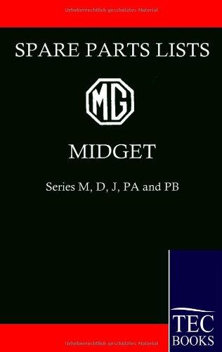 Foto MG MIDGET Spare Parts Lists: Type M, D, J, PA and PB