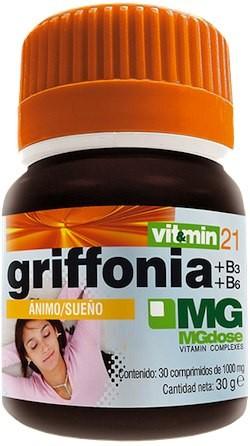 Foto MGdose Griffonia+B3+B6 30 comprimidos