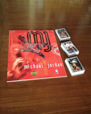 Foto Michael Jordan, Album Upper Deck 1998 Completo  Stickers Sin Pegar