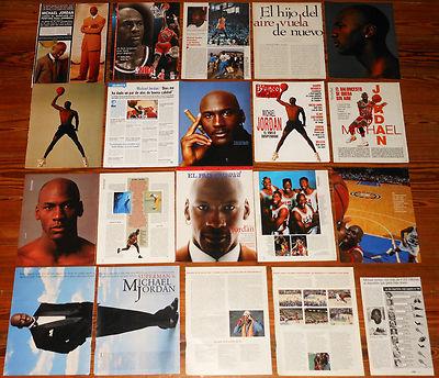 Foto Michael Jordan Spanish Clippings 1990s Basket Chicago Bulls 50 Photos Magazines