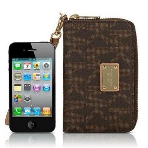 Foto Michael Kors Exclusive MK Monogram iPhone 5 4S and 4 Zip Wallet