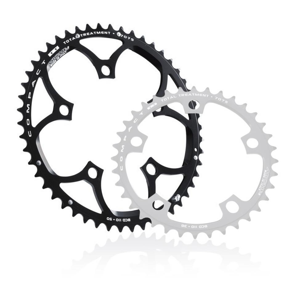 Foto Miche Compact BCD 110 Plato exterior negro negro, 52 dientes