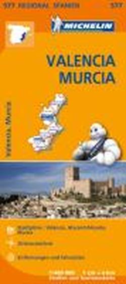 Foto Michelin Regionalkarte Spanien Valencia Murcia 1 : 400 000