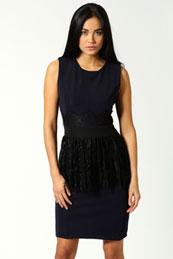 Foto Michelle Lace Overlay Detail Sleeveless Dress