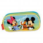 Foto Mickey Mouse Y Minnie Estuche Portatodo Azul Disney