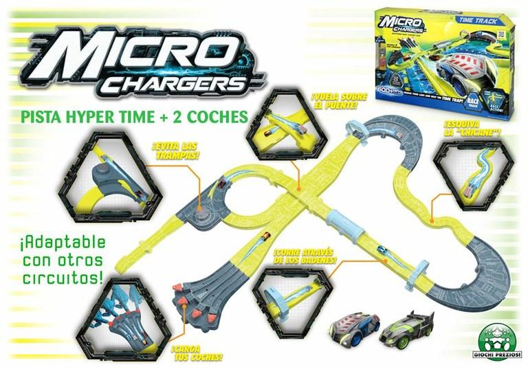 Foto Micro chargers pista más 2 coches de giochi