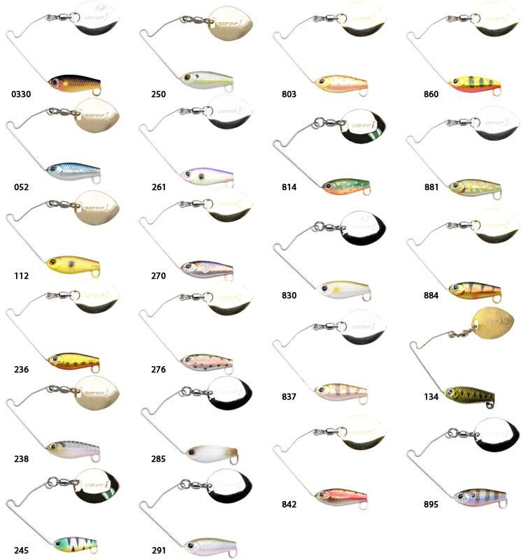Foto micro spinnerbait lucky craft area' s 1/8 oz color 291