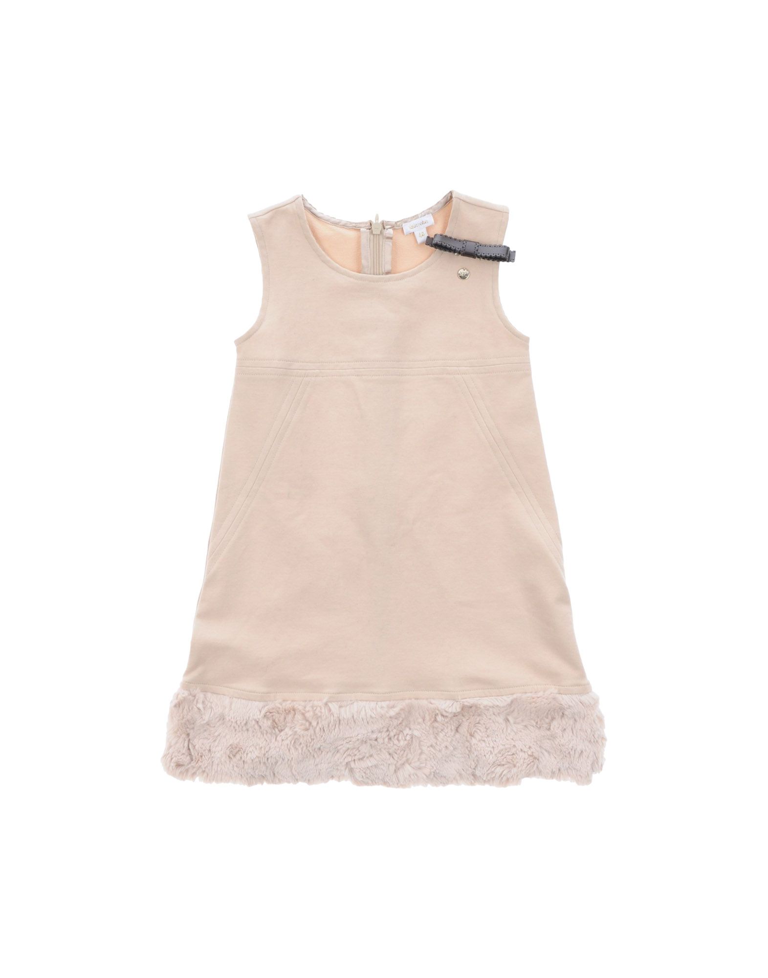 Foto Microbe Vestidos Niña Beige