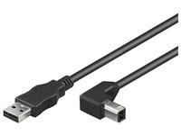 Foto Microconnect 93016 - usb 2.0 a-b 0,5m angled - warranty: 25y
