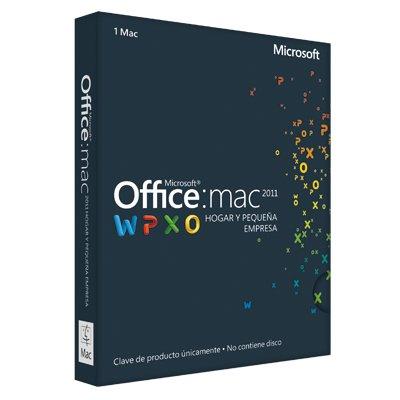 Foto Microsoft Office Mac 2011 Hogar/Peq.Empresa PKC