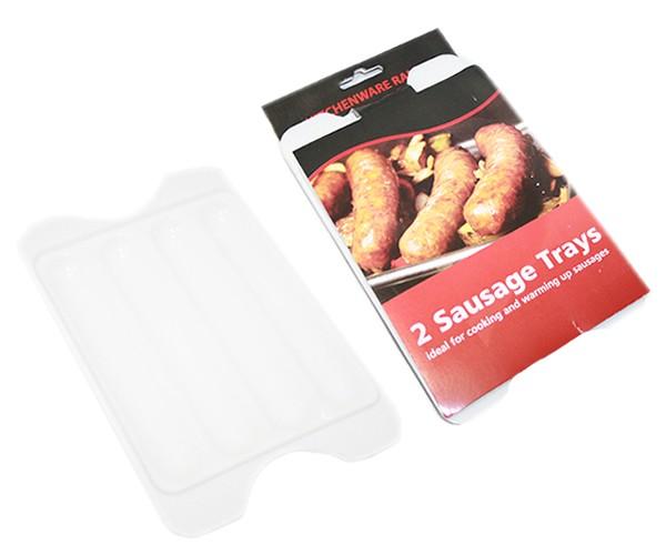 Foto Microwave Sausage Cooking/Warming Tray 4/Pack