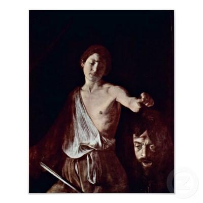 Foto Miguel Ángel DA Caravaggio - David and Goliath Impresiones