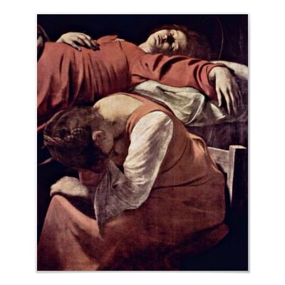 Foto Miguel Ángel DA Caravaggio - muerte de la Virgen Posters
