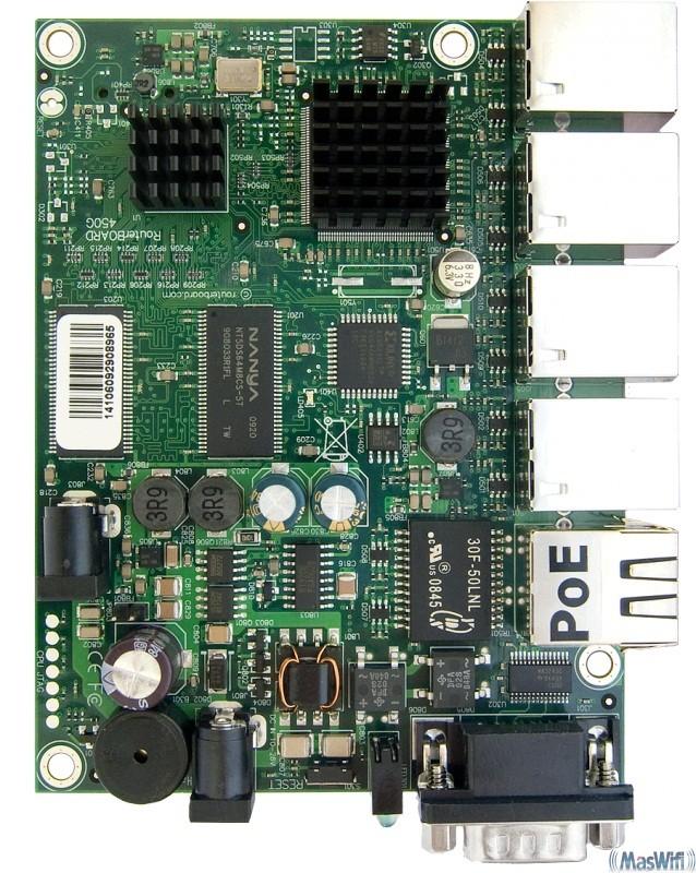 Foto Mikrotik RB450G RouterBOARD Atheros 680MHz, 5 Gigabit LAN, 256MB RAM, RouterOS L5