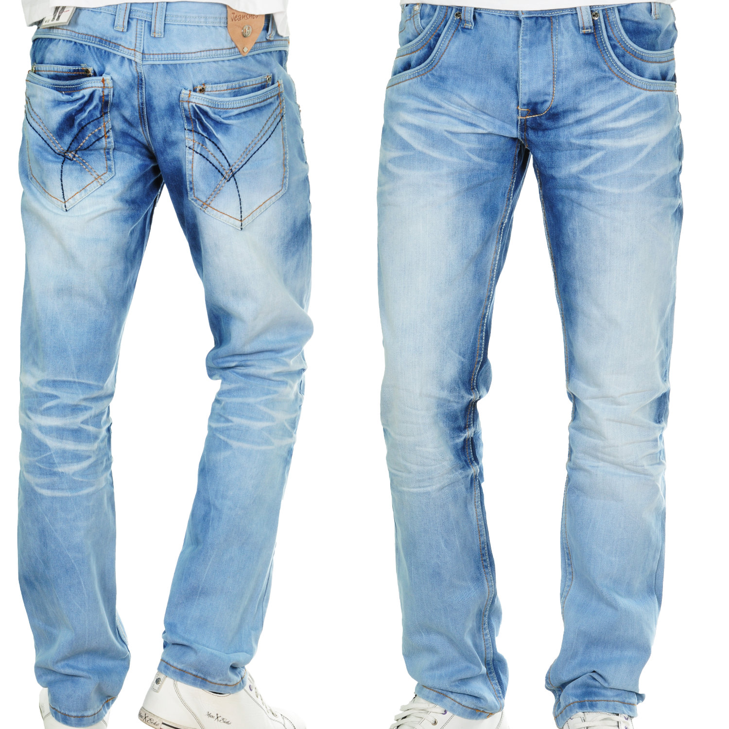 Foto Milano Style Jeansnet Regular Fit Jeans Azul Claro