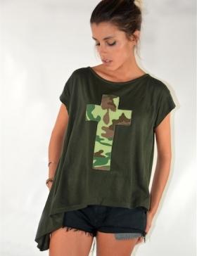 Foto Militar caqui cross T´s