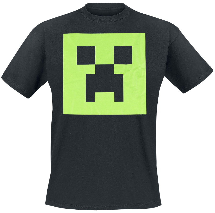 Foto Minecraft: Creeper Face - Camiseta