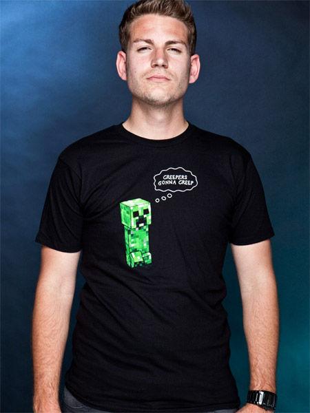 Foto Minecraft Camiseta Creepers Gonna Creep Talla Xl