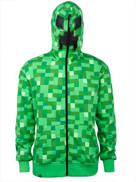 Foto Minecraft Sudadera Capucha Creeper Premium Talla Xl