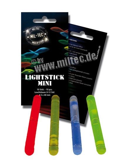Foto Mini luces químicas Mil-Tec 4cm - Rojas