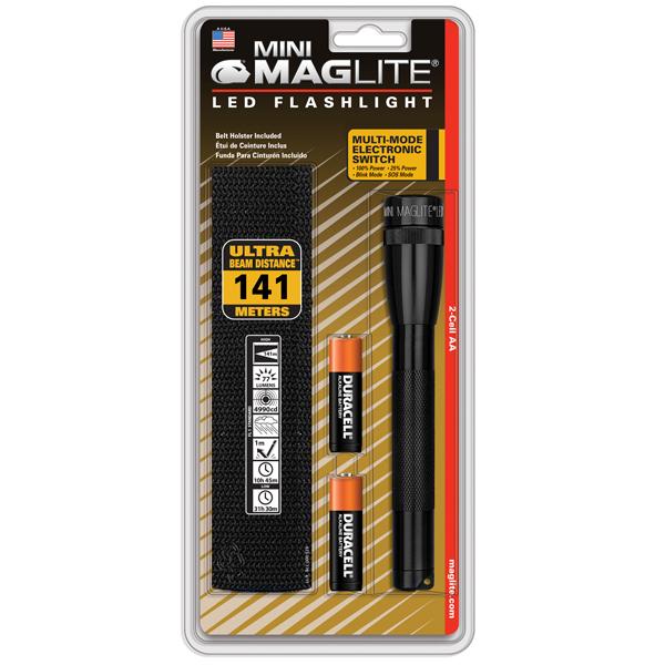 Foto Mini MAG LED 2AA Negro Blister Maglite