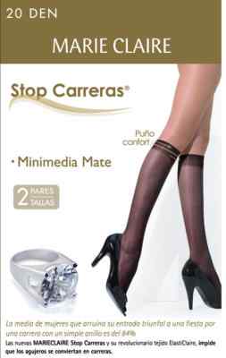 Foto Mini Media Marie Claire Stop Carreras Mate Negro Tabac Scala 2 Pares Modelo 2786