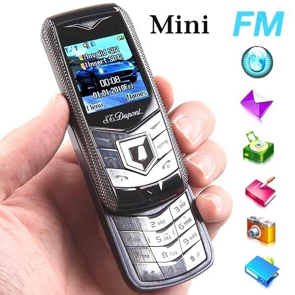 Foto Mini Movil dual SIM Slide libre + cámara + Bluetooth + FM+ Camera+ ...