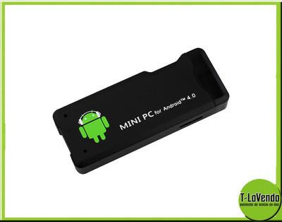 Foto Mini Pc Android 4.0 Tv Box 1,5 Ghz 1gb Wifi Internet Hdmi Conecta Tu Android Tv