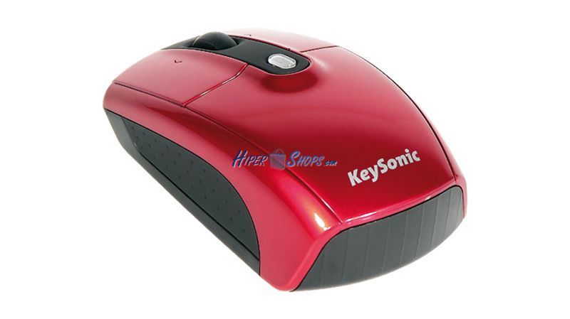 Foto Mini ratón óptico USB Keysonic KSM–1000 UTM Rojo