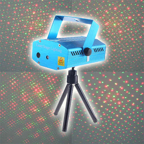 Foto Mini Red-Green Moving Party Laser Stage DJ Light