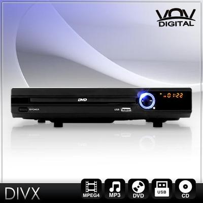 Foto Mini Reproductor Dvd Cd Mp3 Mpeg4 Jpeg Conexion Usb Scart Video + Cable Av Rca