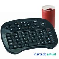 Foto mini teclado inalambrico phoenix touchpad multimedia con microfono y a