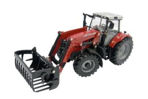 Foto miniatura tractor massey ferguson 6480 con pala