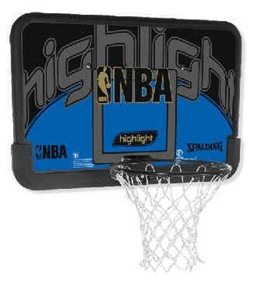 Foto minicanasta nba spalding highlight blue combo