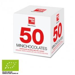 Foto Minichocolate blanco 30% cacao 50un. 250gr. Chocolate Orgániko