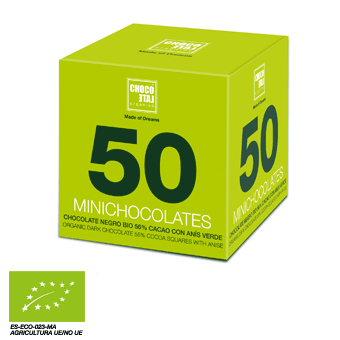 Foto Minichocolate negro 56% con anís verde