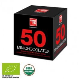Foto Minichocolate negro 65%, 50un. 250gr. Chocolate Orgániko