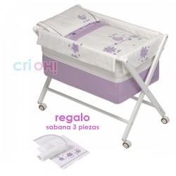 Foto Minicuna bimbi dreams plegable astros malva